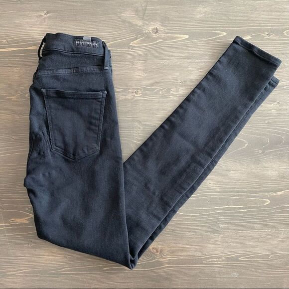 Citizens of Humanity Women's Black Rocket High Rise Skinny Jeans Size 25 - Picture 4 of 9